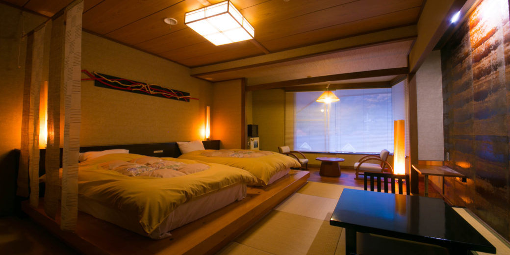 Japanese modern bed guest rooms